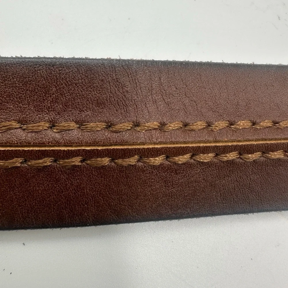 FOSSIL Brown Genuine Leather Mens 95/38 1.5